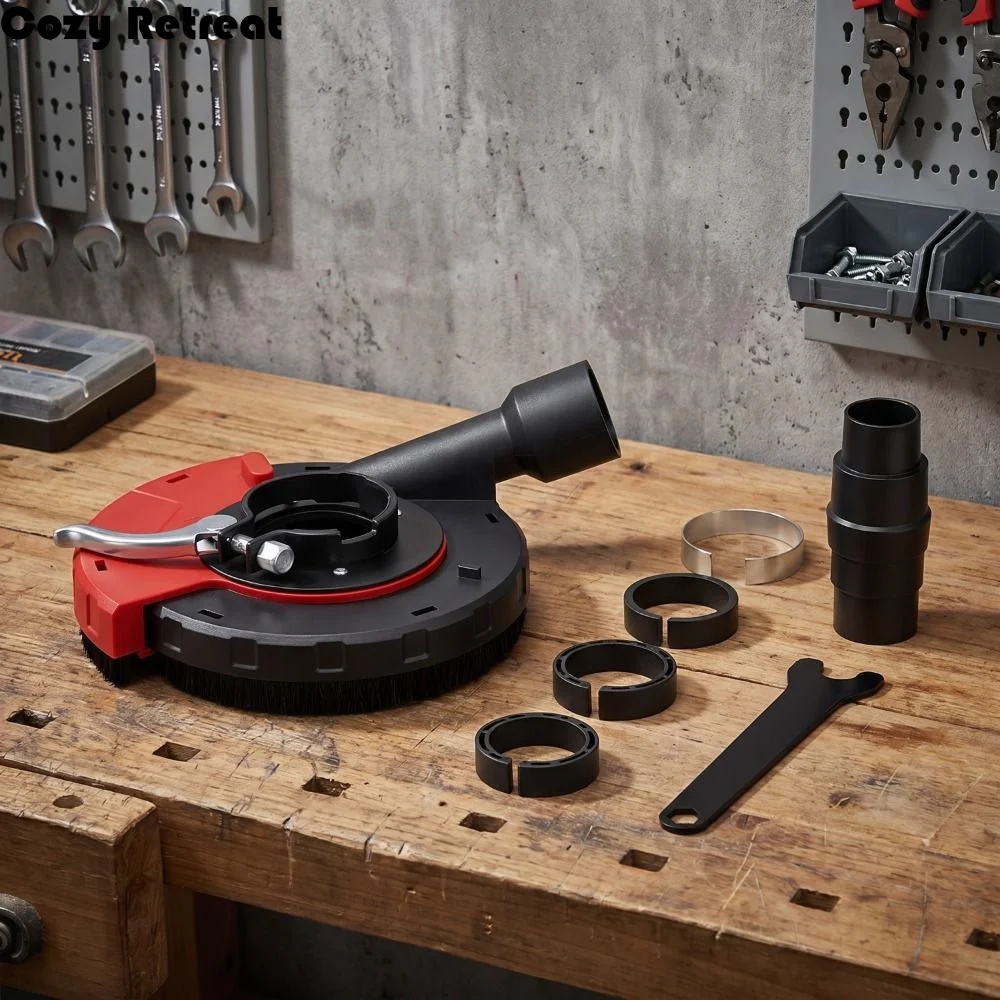 

Vacuum Attachment Angle Grinder Dust Shroud Adjustable Attachment Multiple Attachments Dust Shroud Vacuum Attachment