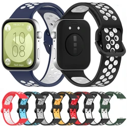 Pulseira de silicone respirável para Huawei Watch, Smart Watch Band, pulseira substituível, acessórios para Huawei Watch Fit 3