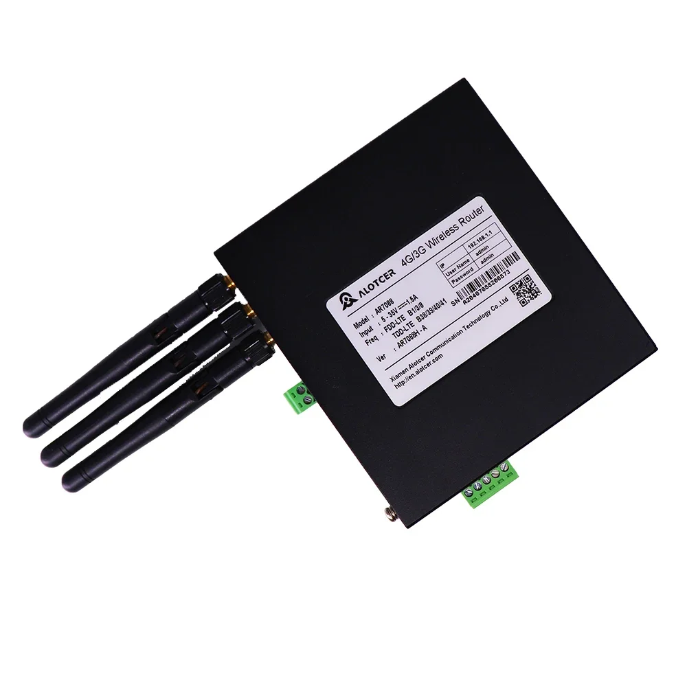 Industrial Grade 4G LTE Industrial Wireless Router support Serial RS232 Ethernet 2.4GHz Wifi