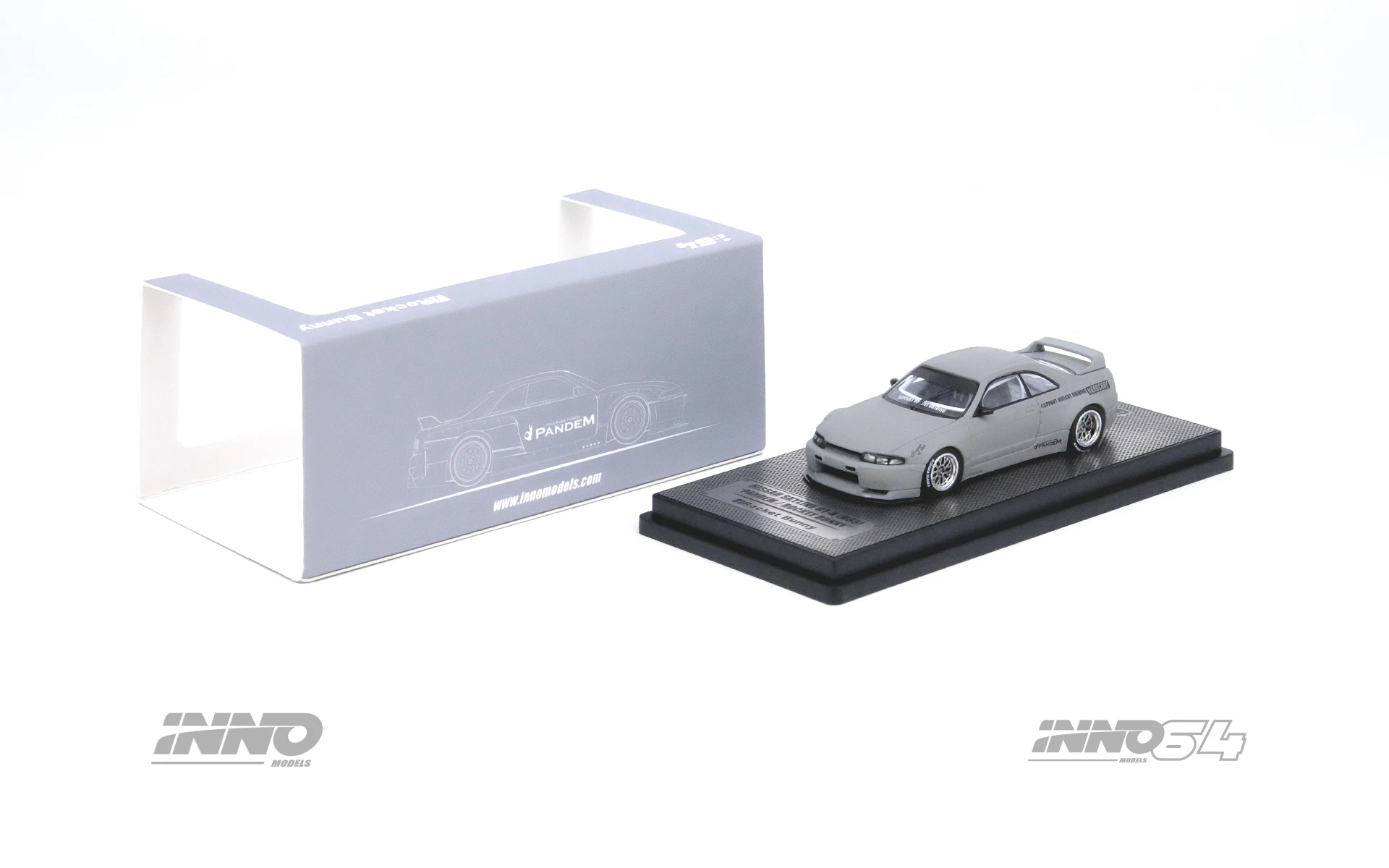 INNO 1:64 NISSAN SKYLINE GTR R33 Pandem gray alloy car model finished collection