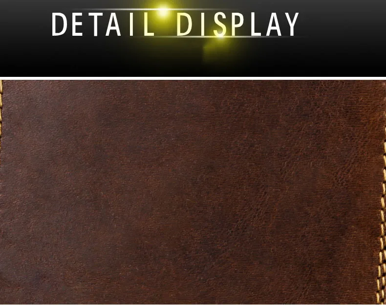 Name Angepasst Männer RFID Brieftaschen Hohe Qualität Echtes Leder Retro Männlichen Münzfach Karte Halter Geld Tasche Männer Geldbörsen Für Geschenk – Detail 10