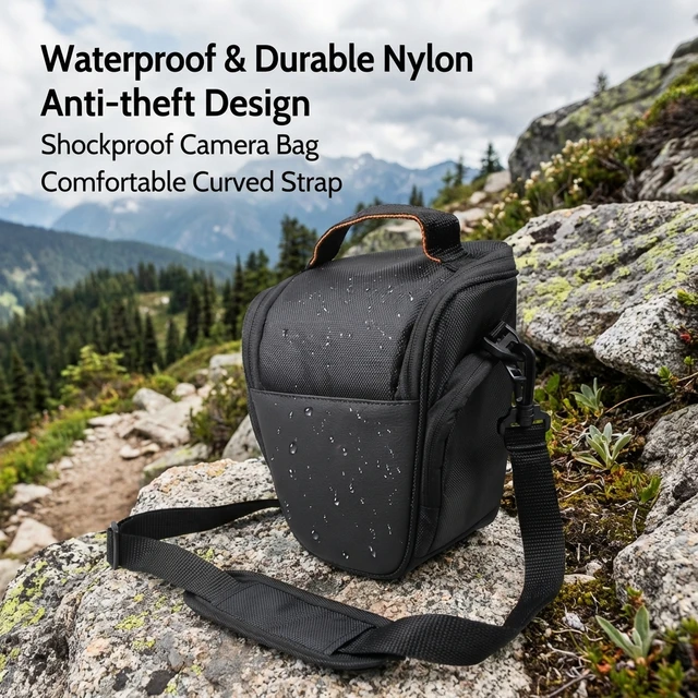Nylon Waterproof Digital Camera Bag Shoulder Micro Single for Nikon Canon Photographic Equipment Bag 6 Nylon Waterproof Digital Camera Bag Shoulder Micro Single for Nikon Canon Photographic Equipment Bag 6