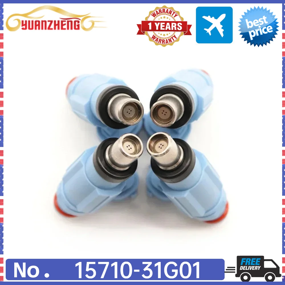15710-31G01 For Suzuki King Quad 750 LT-A700 LT-A750 SET 4x Fuel Injector Nozzle