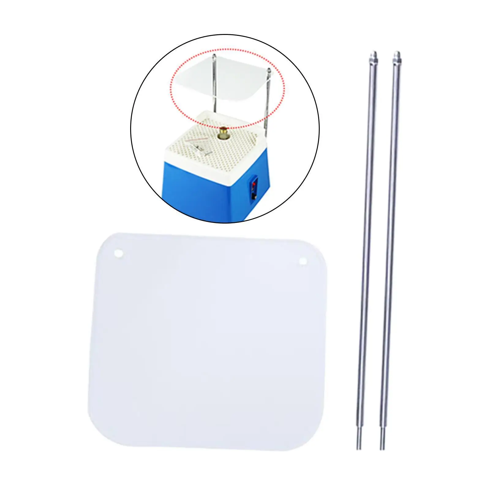 Protector facial de vidrio para amolado, mini amoladora portátil, amoladora de cerámica, fácil instalación, protector contra salpicaduras para amoladora de bordes de vidrio transparente