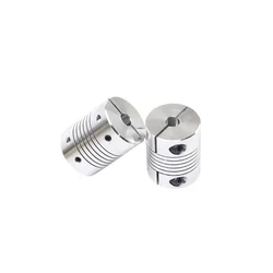 1pcs D25L30 Aluminum Alloy Elastic Coupling Winding Screw Motor Encoder Inner Hole 5mm 6mm 8mm 9mm 10mm 12mm