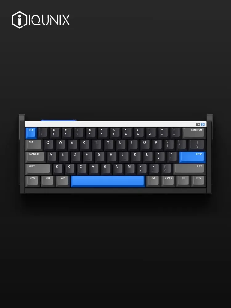 IQUNIX EZ60 Magnetic Jade Switch pro customized Mechanical Keyboard Gaming Office 8k RGB Light CNC Aluminium Alloy Gift