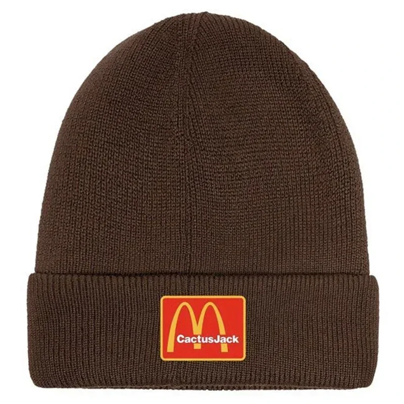 new trending  I'M LOVIN IT Beanie Cotton Embroidery Winter Knitted Hat Skullies Coffee Cap Ski