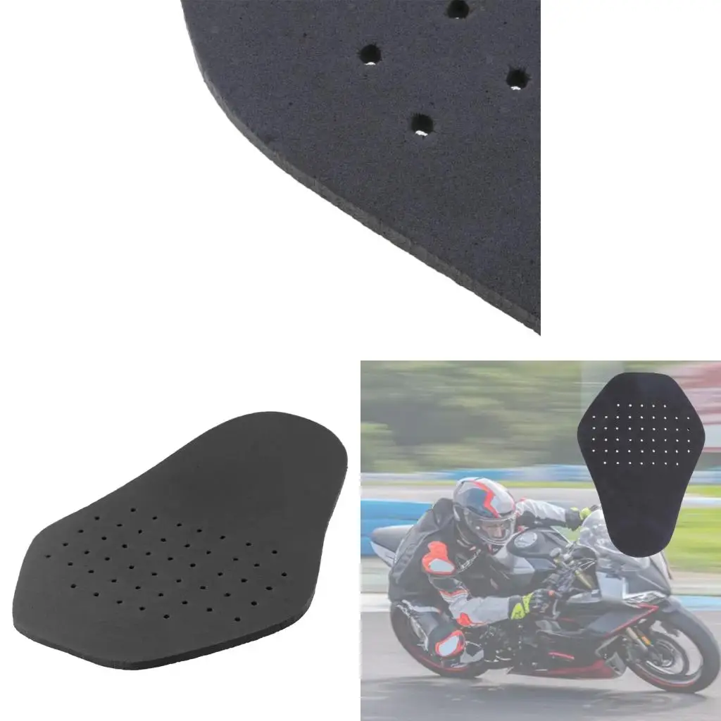  Breathable EVA Back Support Panel Enhanced Impact Resistance & Comfort Designs Shell Pad For Motorbike Racing Suits