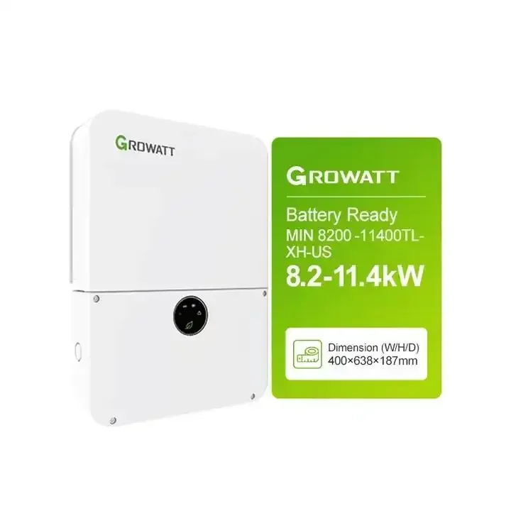 Growatt MIN 11400TL-XH-US grid-tied Solar Inverter battery ready Single Phase inverter for home energy storage