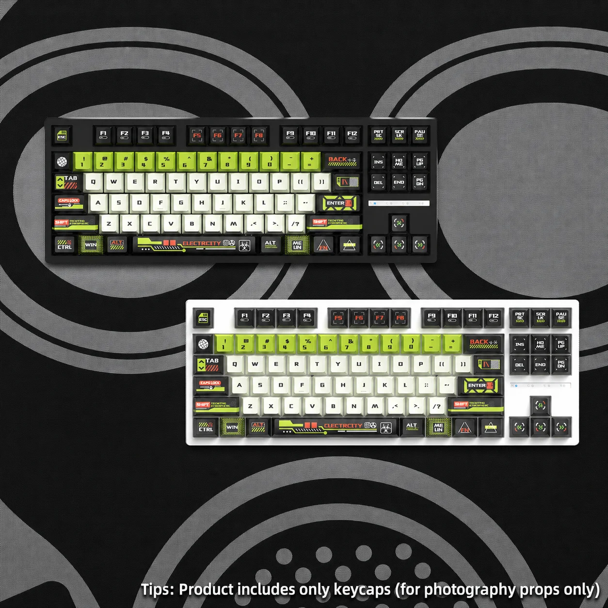 Doomsday Keycaps 132 Keys PBT Material Keycaps Cherry Profile DYE-SUB For MX Switch Wooting Mechanical Keyboard ISO ANSI Layout