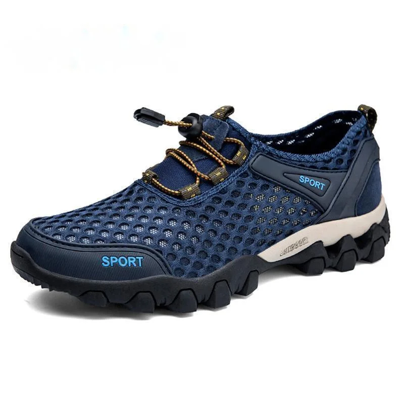 

Men Breathable Sneakers Water Shoes For Mens Climbing Hiking 2023 Outdoor Beach Wading Barefoot Aqua Sandals Zapatos Hombre