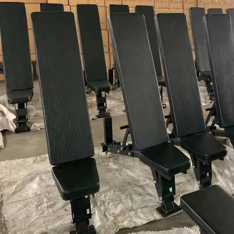 High Quality Adjustable Gym Bench for Home Fitness Foldable Dumbbell Training Bench with Dumbbell Rack for Weight Training