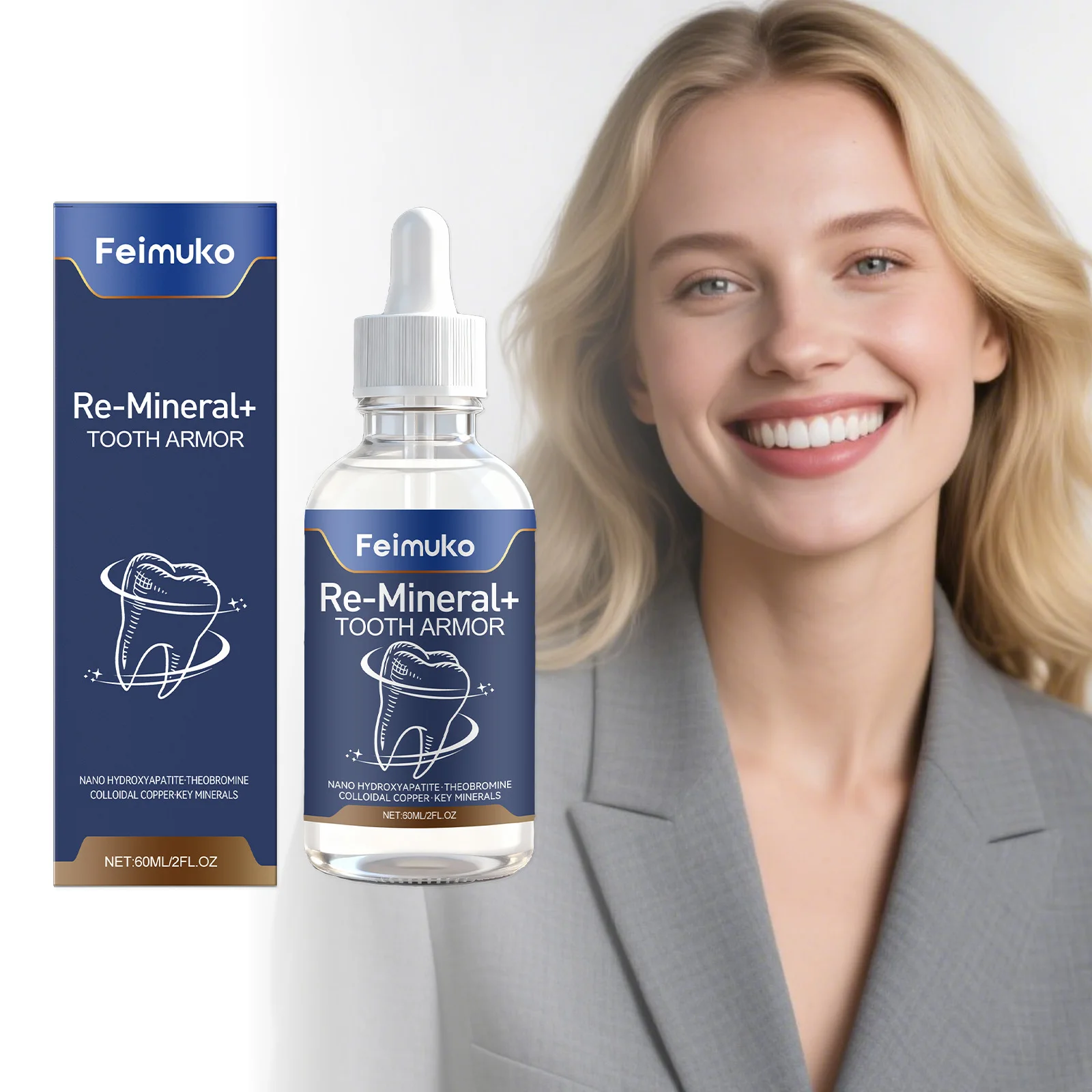 

Teeth Care Essence Fluid - Support Cavity Prevention Help Improve Oral Health Easy To Use for Daily Dental Hygiene & Fresh Mouth