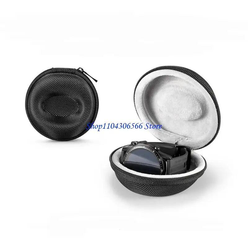 02DD Portable Zipper Single Watch for Case Protective Cover Storage Box for Smartwatc