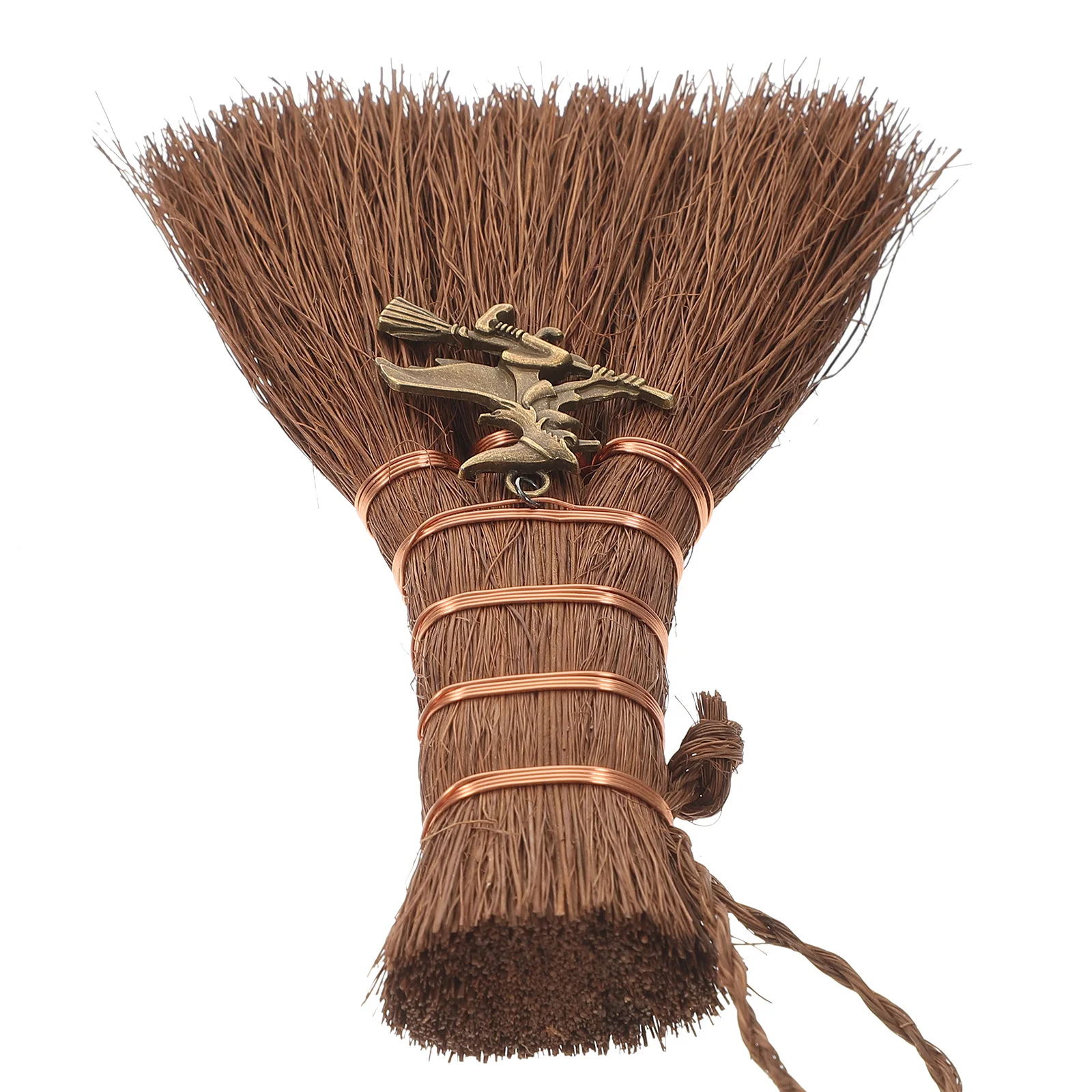 

Witch Broom Pendant Classic Design Branch Metal Halloween Party Decor Car Hanging Charm DIY Craft Witch Charms