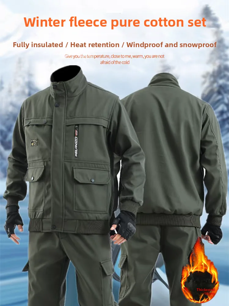 thiened-fce-winter-workwear-set-men's-pure-cotton-camouflage-overalls-welding-resistant-anti-heat-utili-clothing