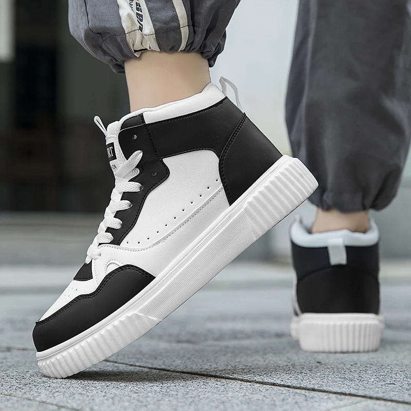 أحذية تزلج عالية الجودة باللون الأحمر للجنسين، أحذية تزلج رجالية خفيفة الوزن، أحذية رياضية كاجوال جلدية مريحة للنساء، أحذية رياضية #5