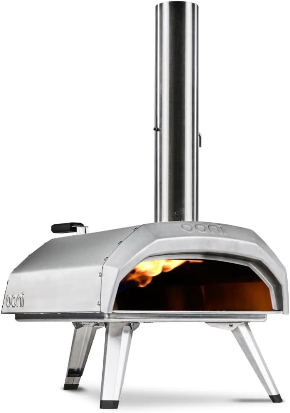 Ooni Karu 12-Four à pizza d'extérieur multi-combustible, portable, bois et gaz avec pierre