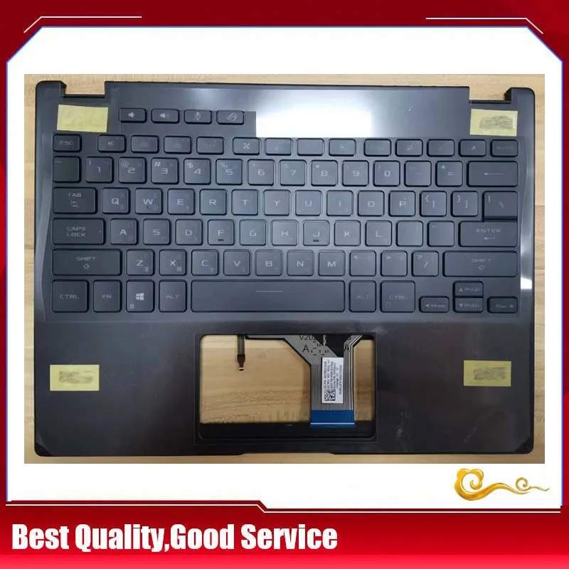 

New/org Replace case For Asus ROG 13 GV301 GV301Q GV301R R9 2021 2022 Palmrest Chinese US keyboard Upper cover C shell Backlight
