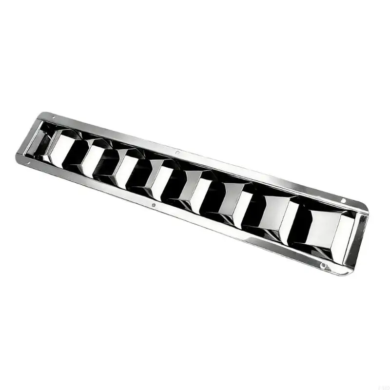 Rustproof Steel Ventilation Grille Rectangle Shaped Vent Grille Upgrades Perfect for Marine Use On Ships & Luxury Yachts