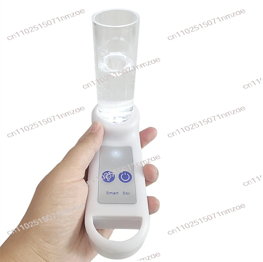 agitateur-magnetique-portable-blanc-ms40-avec-barre-d'agitation-croisee-sans-alimentation