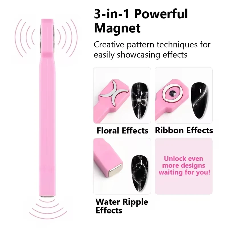 3D Cat Eye UV Gel Polish Nagel Magnetische Stick Manicure Art Design Tools Nagelmagneet Effect Manicure Magneet Stick Manicure Gereedschap