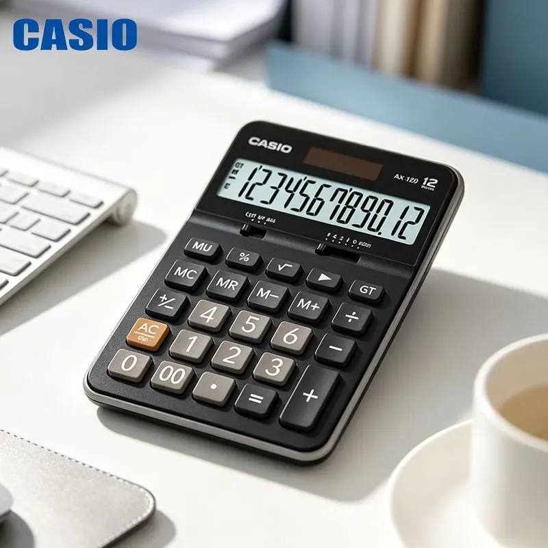 Casio AX-12B/AX-120B/MX-120B/MX-12B/DX-120B Hd large screen accounting firm office calculator long - term endurance