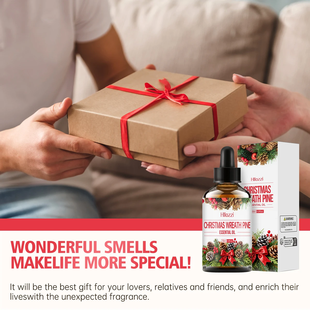 زيت أساسي مخروطي الصنوبر لعيد الميلاد لديه رائحة خشبية قوية ومناسب للاستخدام في أجهزة الناشر والمرطبات #6