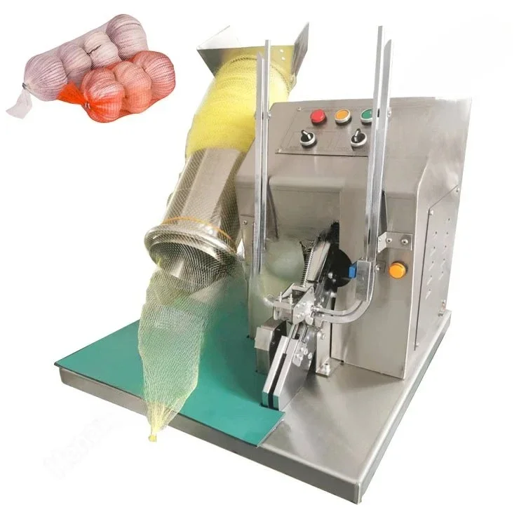 Vegetables Packaging For Supermarket Onions Mesh Bags Garlic Packing Net Bag Machine
