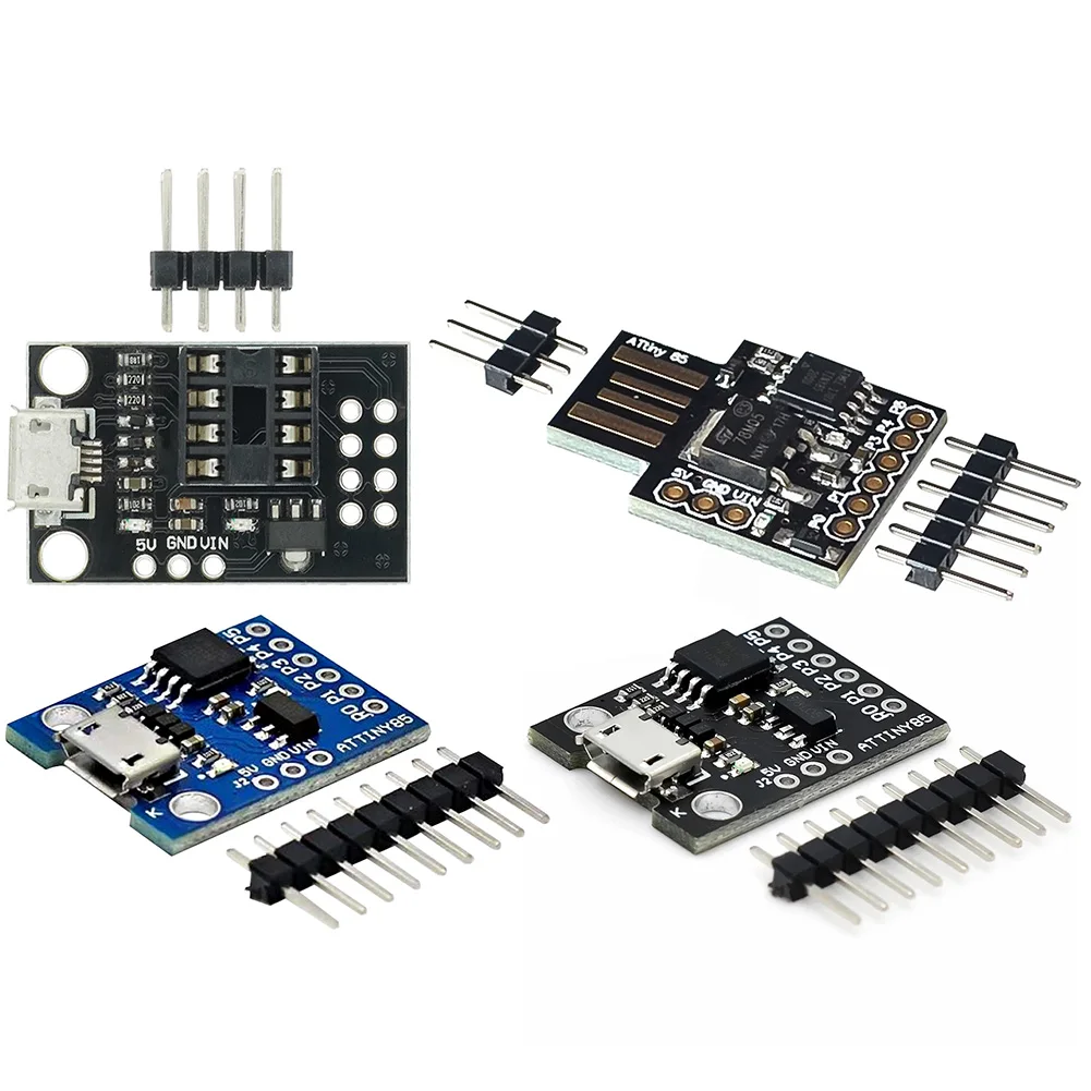 ATTINY85 Digispark Kickstarter Mini ATTINY85 Module USB/DC 5V Micro USB Development Board Mini Module for Arduino IIC I2C USB