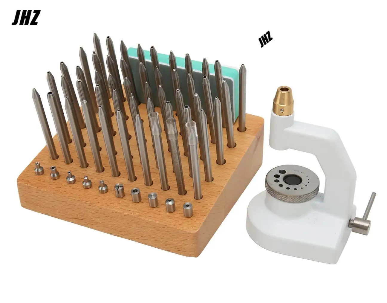 

2026 forWatch Repair clone bergeon 5285 watchmakers staking tool set watch repairs dismantle parts balance wheel 60pcs punching