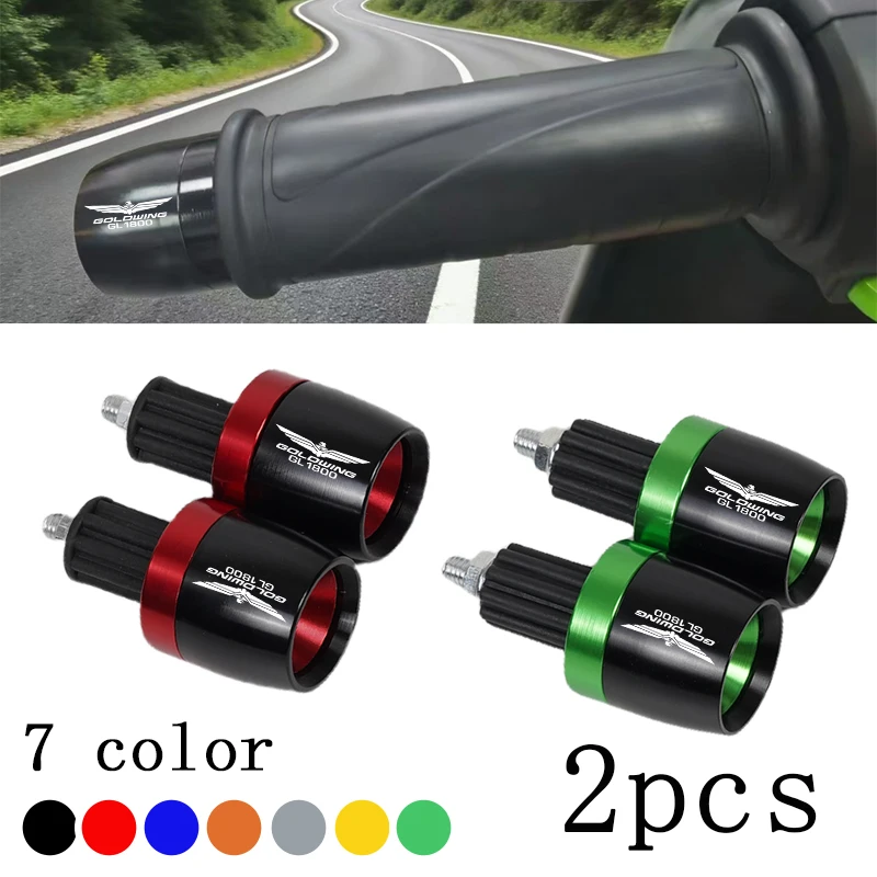 

Для Honda Goldwing 1800 GL1800 F6B 2002-2025 аксессуары, ручки для руля мотоцикла, заглушка на концах ручки 22 мм, заглушка противовеса