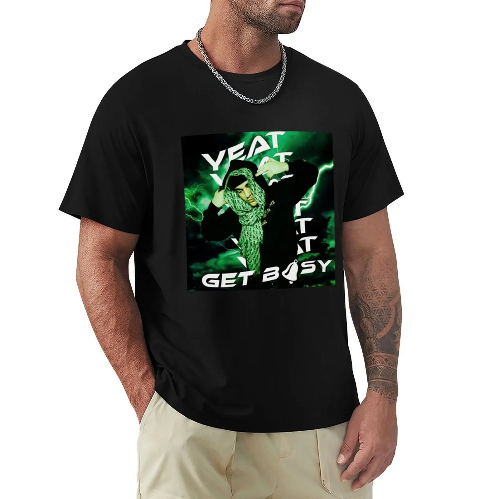 

Yeat Get busy T-Shirt tees anime blacks men clothing