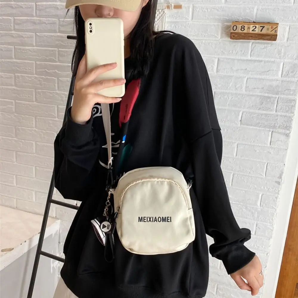 

Однотонная сумка-чехол для телефона из холщовой ткани, сумка через плечо, дорожная сумка-мессенджер, мини-сумочка, сумка на плечо