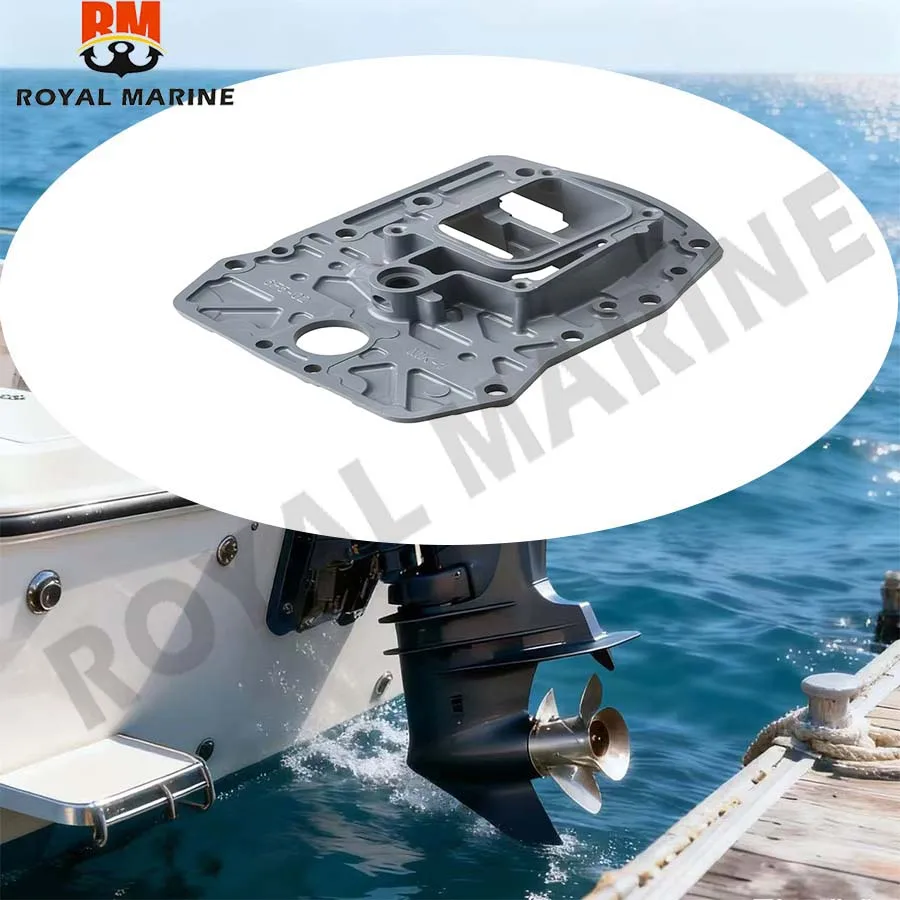 6F5-41137 Guide Exhaust Plate For Yamaha Outboard Motor 2T 40G 40J Series Partsun T36-00010001 Outlet Manifold