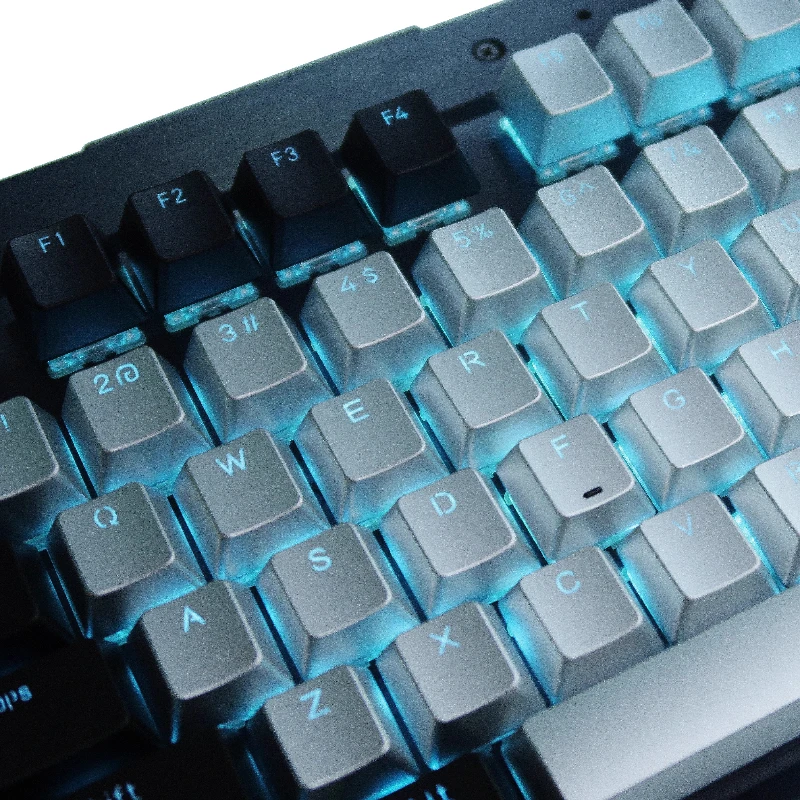 

Набор клавишных колпачков из алюминиевого сплава, изготовленный на заказ вишневый профиль с круглым краем, гравировка спереди, колпачок для клавиш, механическая клавиатура, игровые аксессуары