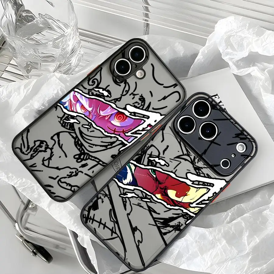 Funda Back Phone Cover Case for iPhone 17 Pro Max Air 14 15 17e 16 Plus 11 13 Mini 7 8 SE 12 XS XR One Gear 5 Luffys And Zoro