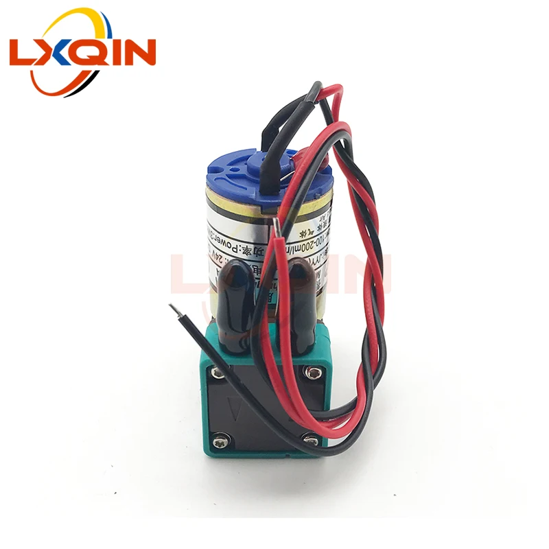 

LXQIN 3w 24v DC JYY 100ml-200ml маленький чернильный насос JYY для струйного/сольвентного принтера Allwin Epson Infiniti, чернильный насос