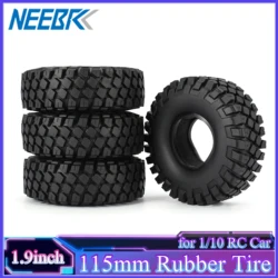 4PCS 1.9 Inch 115mm Rubber Tires Wheel Tyre for 1/10 Off-Road RC Crawler Car Model Traxxas TRX-4 SCX10 RC4D90 Toy Accessories