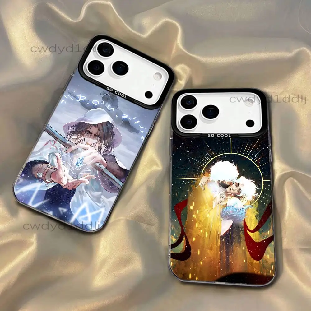 

V-Viktor Jayce jayvik For iPhone 17,16,15,14,13,12,X,8,Pro,Max,Plus,SE4,Air,Mini Black IMD Matte Case