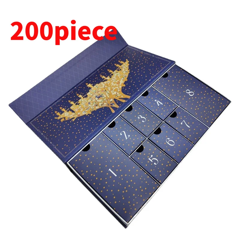 20 0piece.Custom. Cheap advent calendar box customized 8 day countdown advent calendar