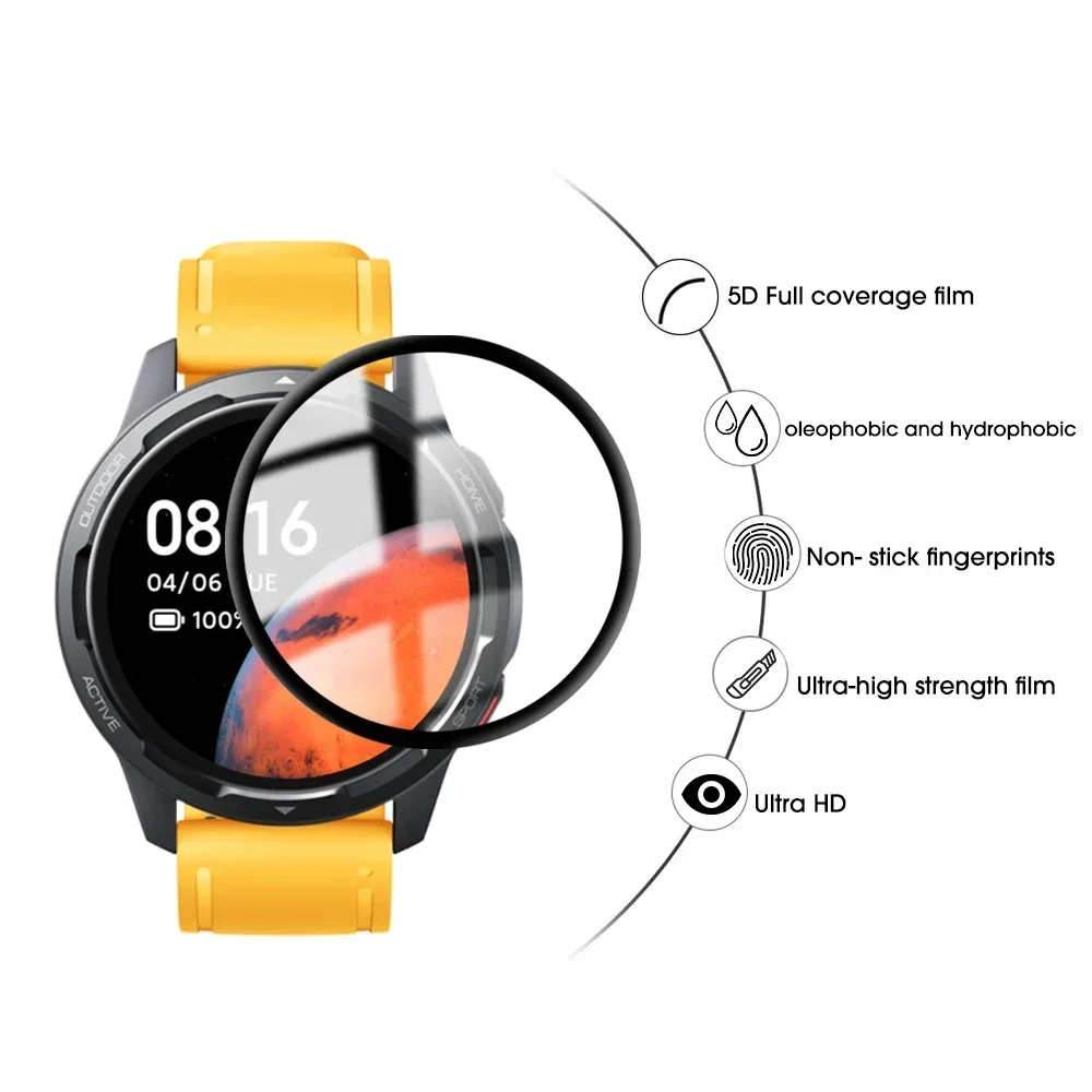 Flexible Protective Film for Xiaomi Watch S1 Active S1 Pro Soft Screen Protector for Mi S1/S1Pro/S1 Active Smartwatch HD Film