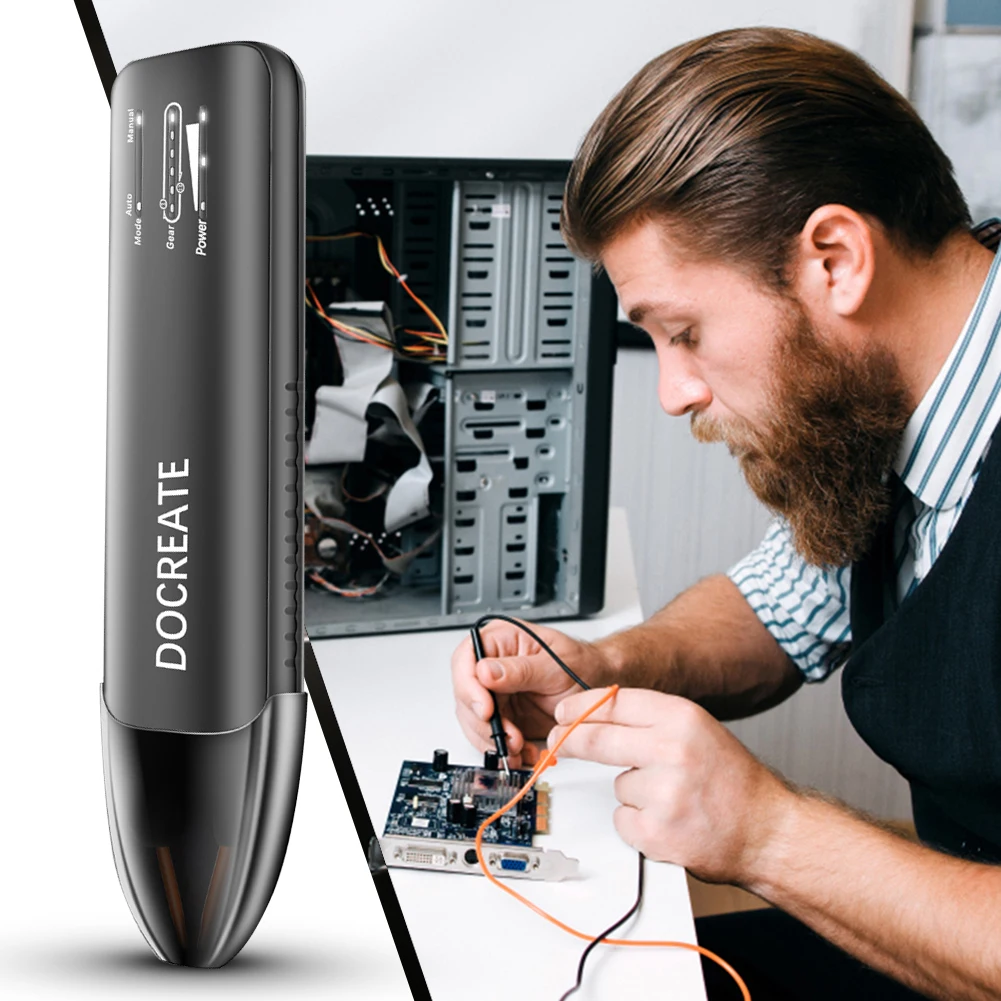 เครื่องเชื่อมแบตเตอรี่แบบพกพา เครื่องเชื่อมขนาดเล็กแบบมือถือ DIY ปรับได้ 11 ระดับ สำหรับเชื่อมแบตเตอรี่ 18650 และแผ่นนิกเกิล