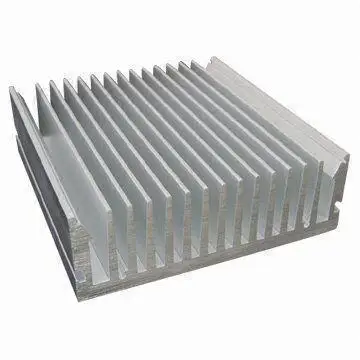 Aluminum Water Cooling Die Casting Heat Sink with Folded Bonded Fin