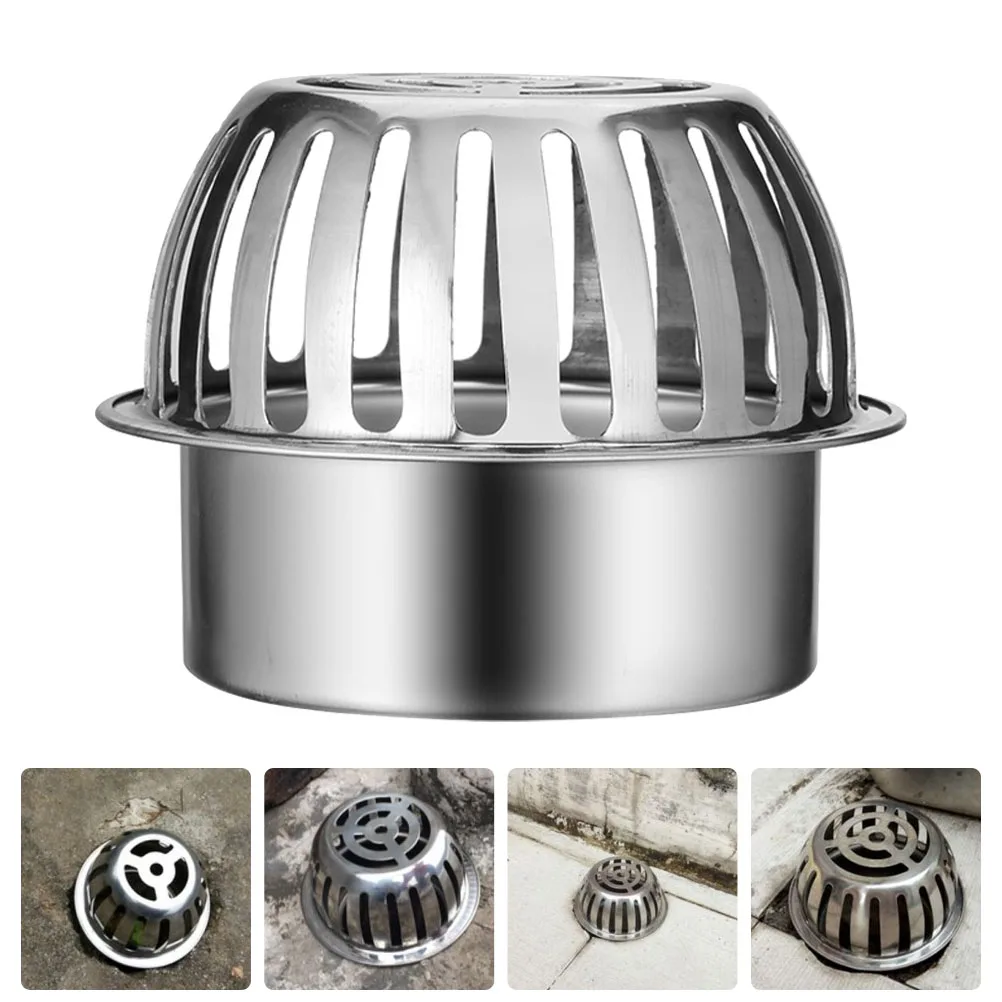 

Stainless Steel Floor Drain Cover 1PCS Anti Clogging Rust Proof Hair Catcher Water Groove Design for Bathroom Kitchen Laundry
