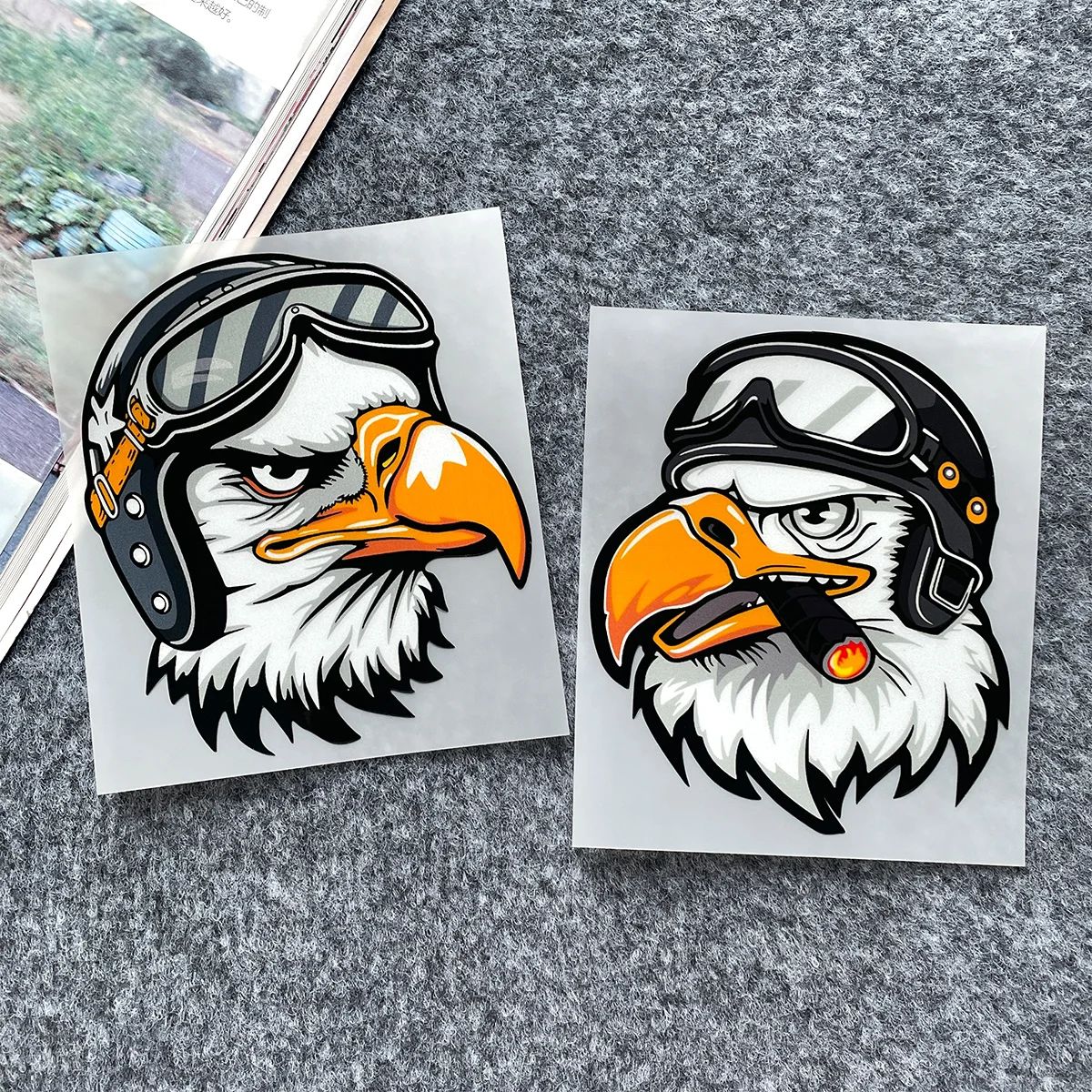 Retro Eagle/Cat/Dog Sticker Re - Motorcycle Gear For Dogs 评论和价格
