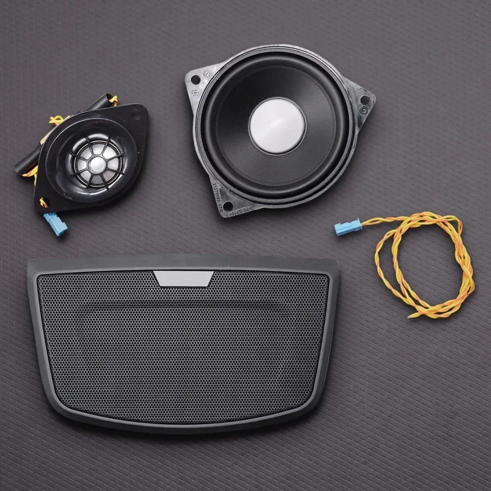 Car Center Console Speaker Cover Kit For BMW F30 F31 F32 F34 3GT 3 4 Series Dashboard Loudspeaker Midrange Speakers with Tweeter