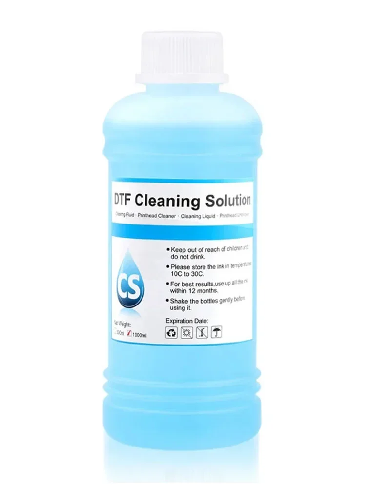 DTF Power Cleaner DTF Cleaning Solution Liquid do drukarek bezpośrednich na folię Zestaw do konserwacji głowicy drukującej (3 opcje pojemności) — zdjęcie 2