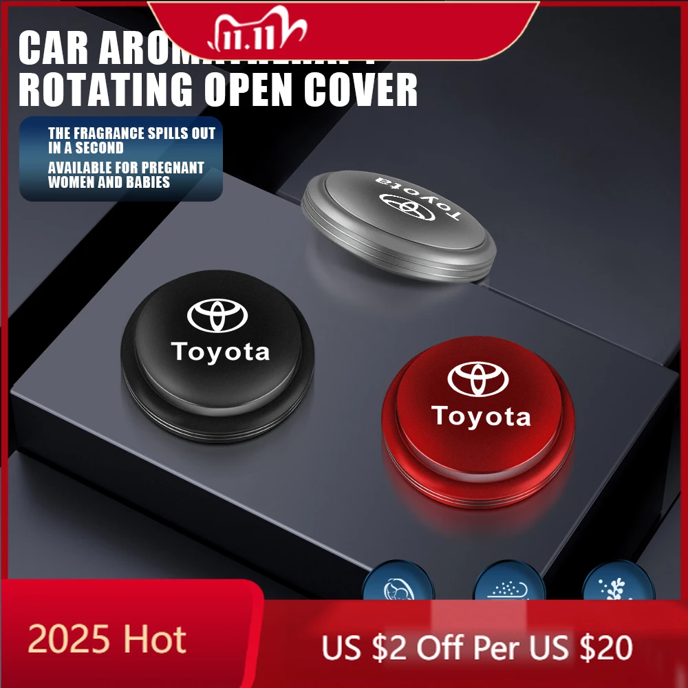 

Для Toyota 2026, новые колпаки-концентраторы, автомобильные ароматерапевтические ароматизаторы, диффузор для духов, аксессуары для Toyota Rav4 Corolla Camry Mirai