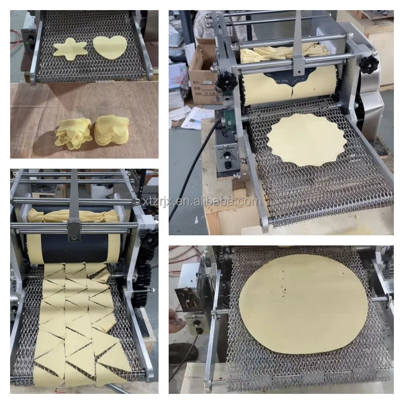 Full Automatic Industrial Flour Corn Mexican Tortilla Machine Taco Roti Maker Press Bread Grain Product Tortilla Making Machines
